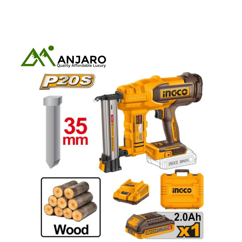 Ingco Cordless Brad Nailer 16V CBNLI2038