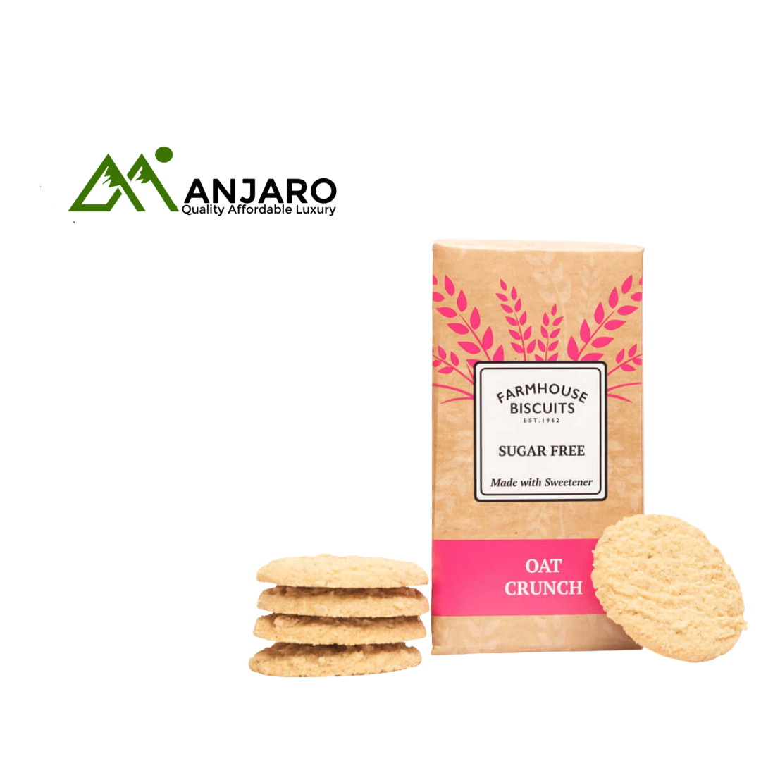 Farmhouse Sugar Free Oat Crunch Biscuits – 150g | Guilt-Free Snacking with Wholesome Oats