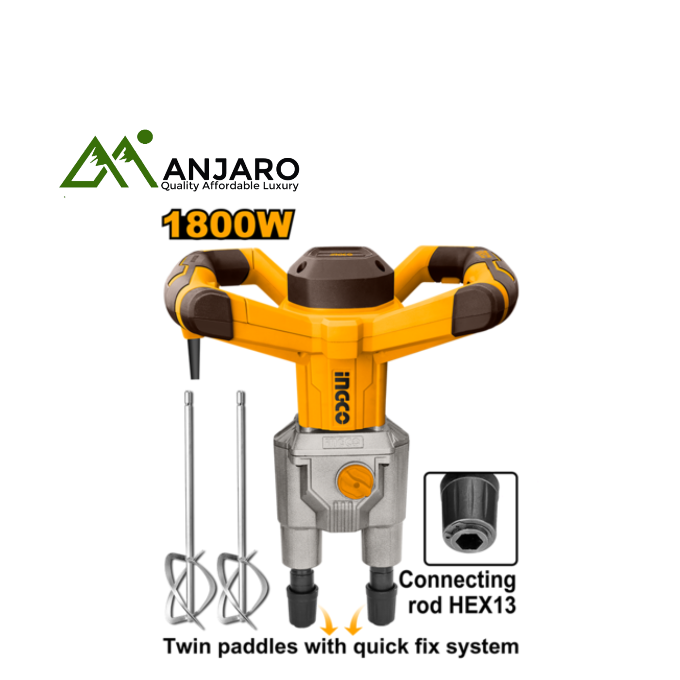 Ingco Mixer – 1800W MX218008