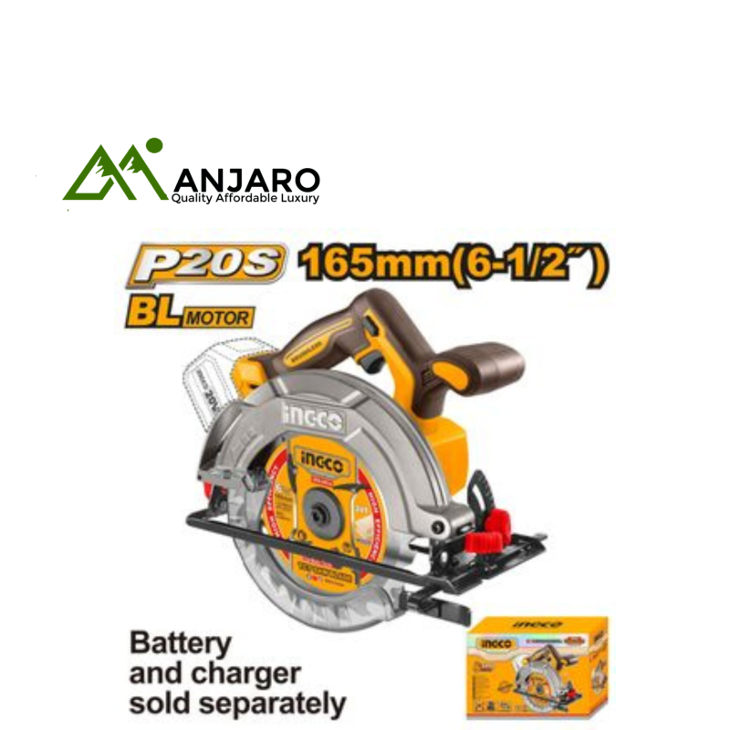 Ingco Cordless 20V Circular Saw CSLI1652