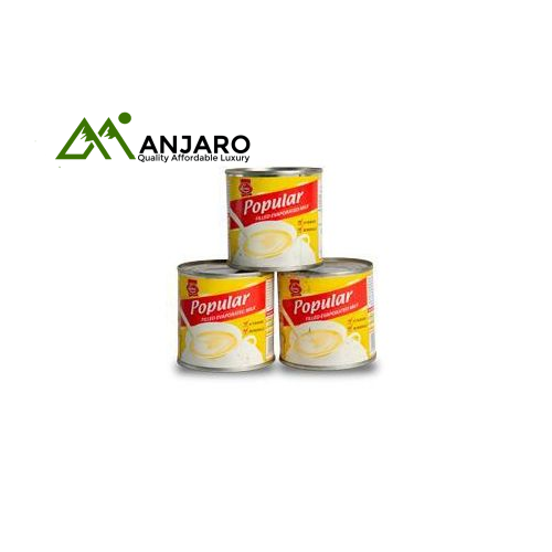 Popular Evaporated Liquid Milk - 150g × 6Tins
