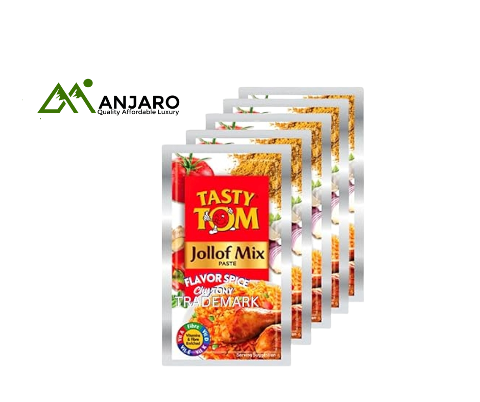 Tasty Tom Jollof Mix Paste – 5 × 70 g Sachets