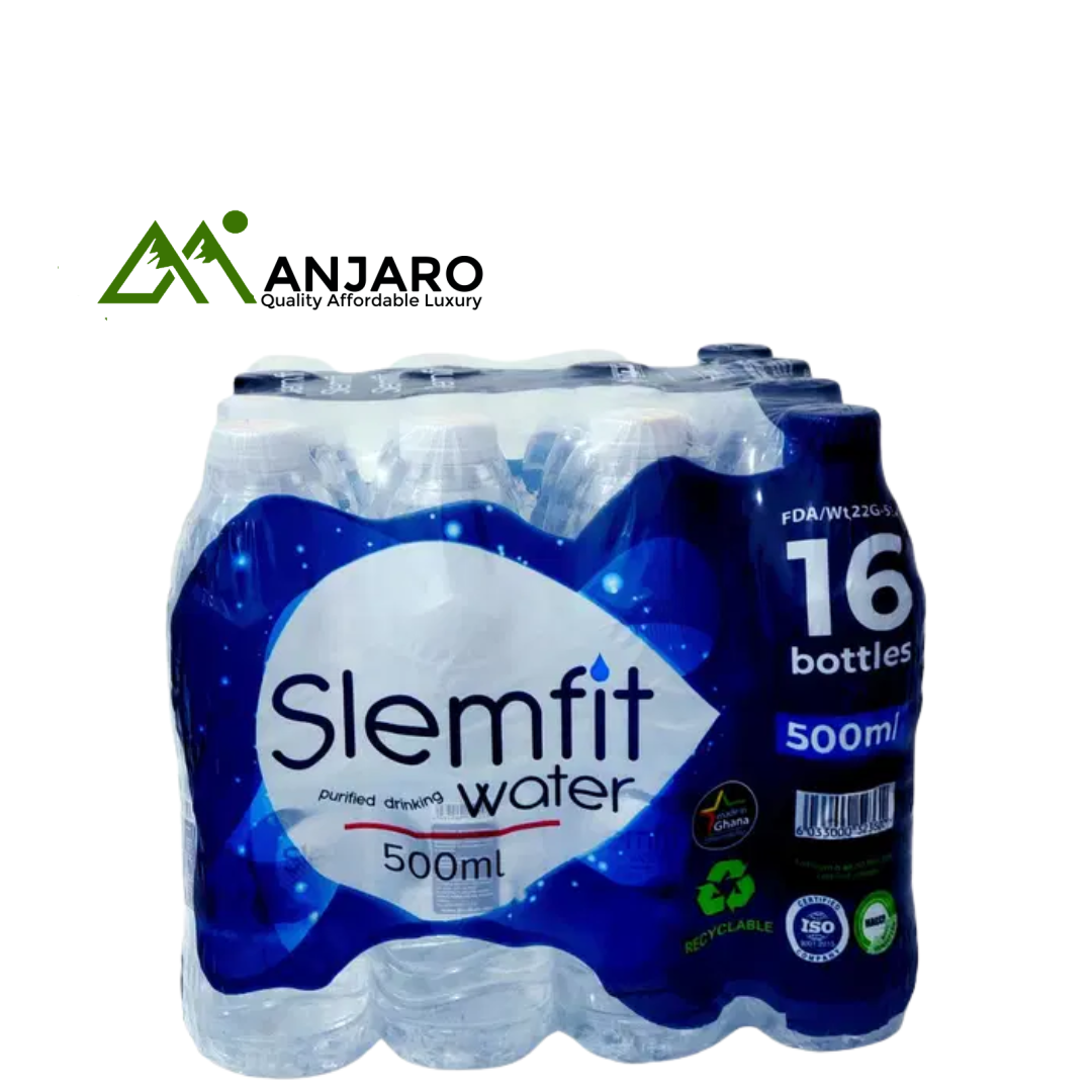Slemfit Purified Water – 500 ml × 15 Bottles