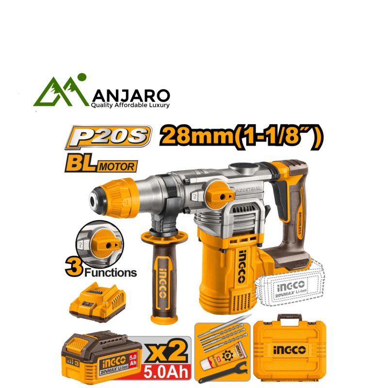 Ingco Cordless 20V Rotary Hammer CRHLI202885