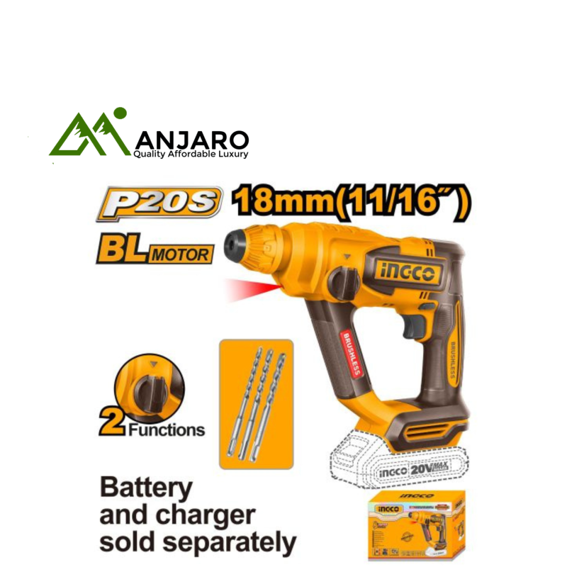 Ingco  Cordless 20V Rotary Hammer CRHLI20188