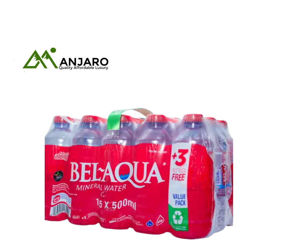 Bel Aqua Purified Water – 15 × 500 ml Bottles