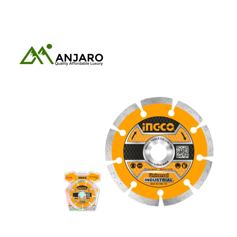 DMD011251 Dry Diamond Disc 125mm (5") x 22.2mm – Precision Blade for Stone, Concrete & Marble Cutting