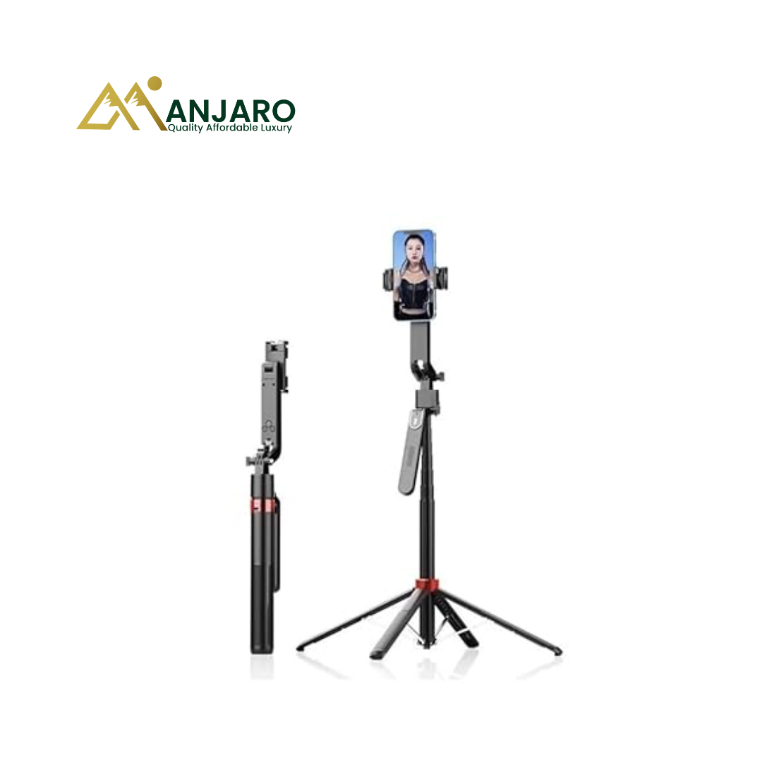 Q185 Tracking Gimbal Selfie Stick – 360° Auto Face Tracking, Wireless Control & Tripod Stand