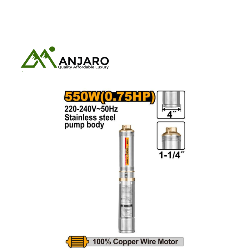 Ingco DWP5501 4" Deep well pump-0.75HP