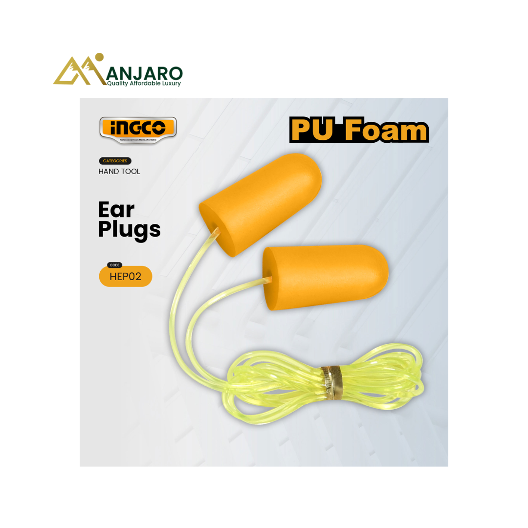 INGCO Ear Plugs – Noise Reduction Safety Ear ProtectioN HEP02