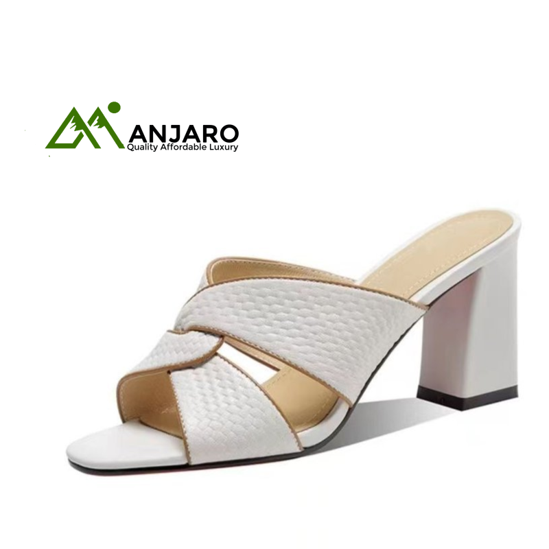 Casual Outdoor Roman Heeled Sandals for Women – Super High (8cm+) Thick Heel Open-Toe Summer Style
