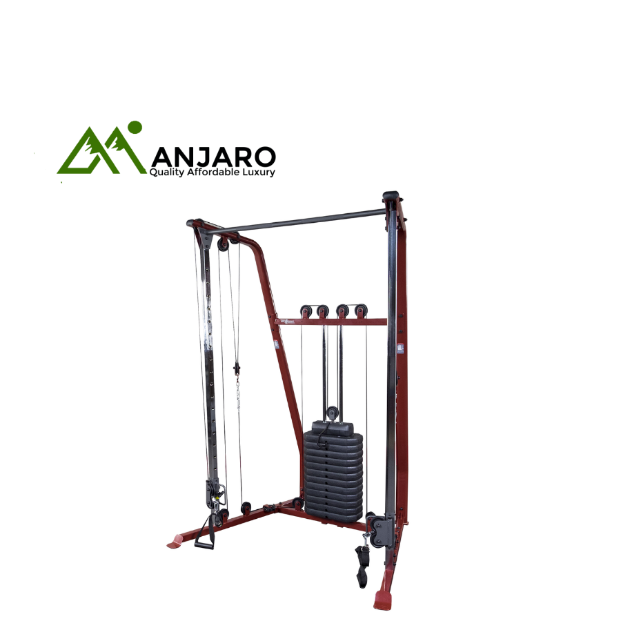 Best Fitness Functional Trainer BFFT10 – Adjustable Dual Pulley System with 85kg Weight Stack | Manjaro Ghana