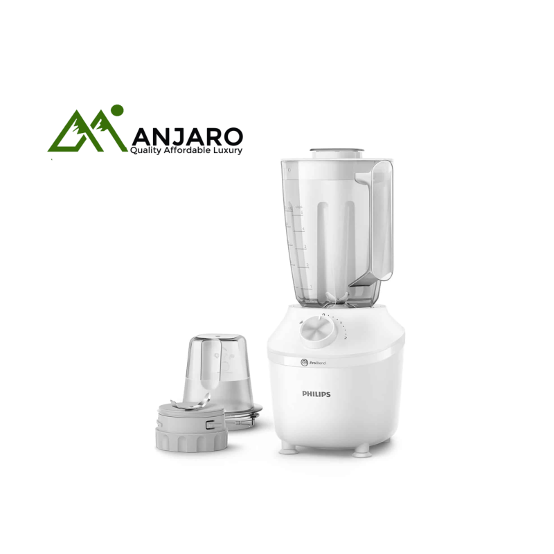 PHILIPS Blender HR2041/10 – 450W 3000 Series Blender with Break-Resistant Plastic Jar