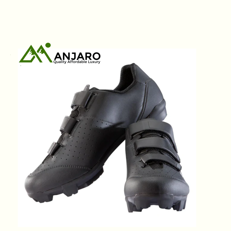 High-Performance Mountain-Biking Shoes – Black | SPD-Compatible Cross-Country MTB Footwear