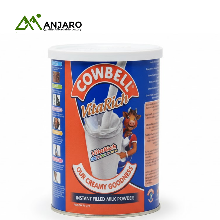 Cowbell Vitarich Instant Filled Milk Powder – 440g Tin | Nutritious Energy & Vitamin-Rich Formula