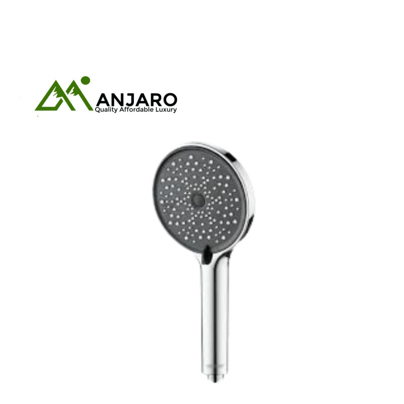 T-UK LJG-3 H-10 Shower Head – High-Pressure Handheld with Sleek Chrome Finish