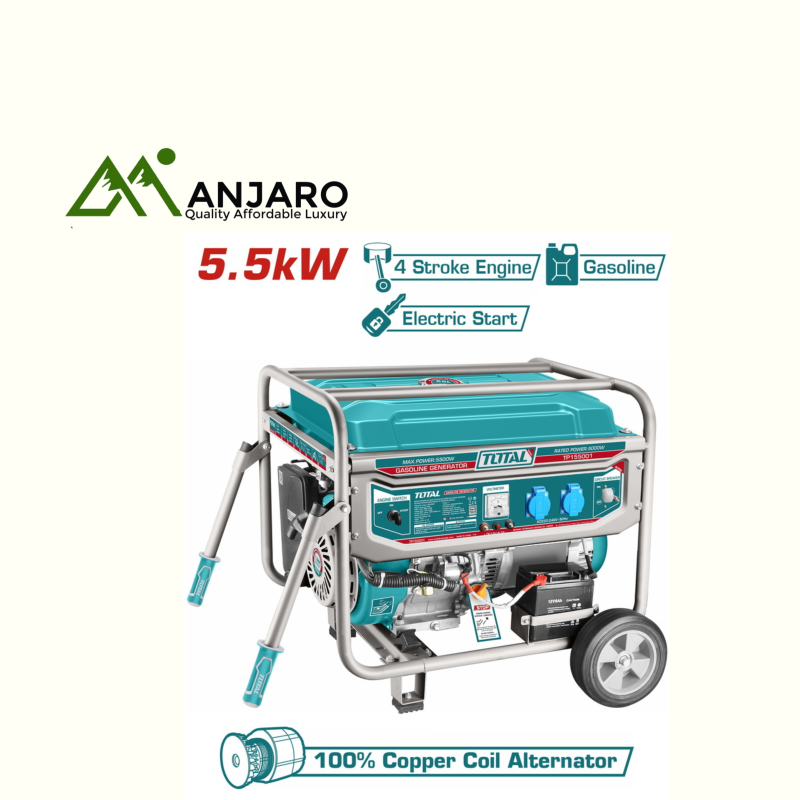Total Gasoline generator TP155001 5.5KW