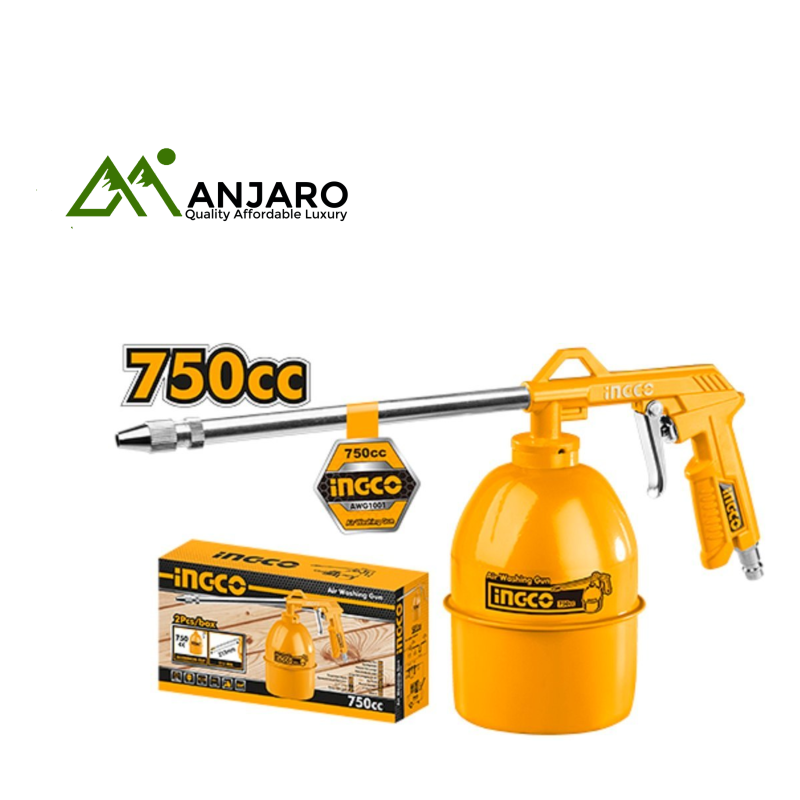 AWG1001 Air Washing Gun – 0.75L High-Pressure Cleaner with Universal Connectors (215mm Nozzle)