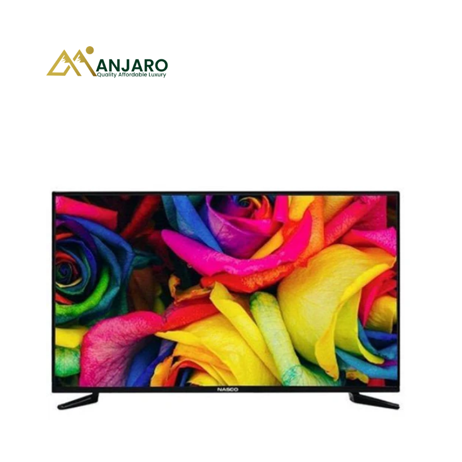 NASCO 32" LED Digital Satellite TV – 32 Inch HD Ready Smart Free-to-Air Television