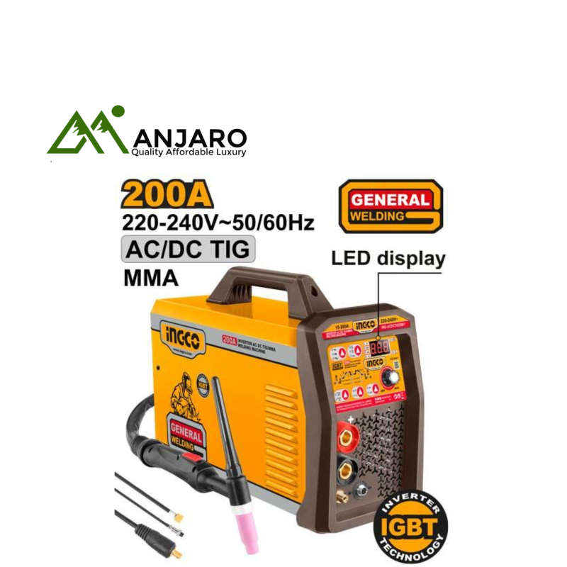Ingco ING-ACDCTIG2001 Inverter AC DCTIG/MMA welding machine