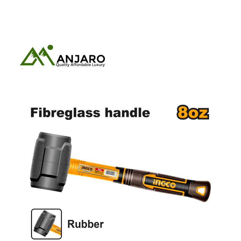 Ingco HRUH8816 & HRUH8808 Rubber Hammers