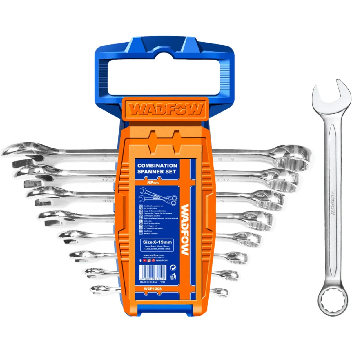 Wadfow WSP1208 Combination spanner set