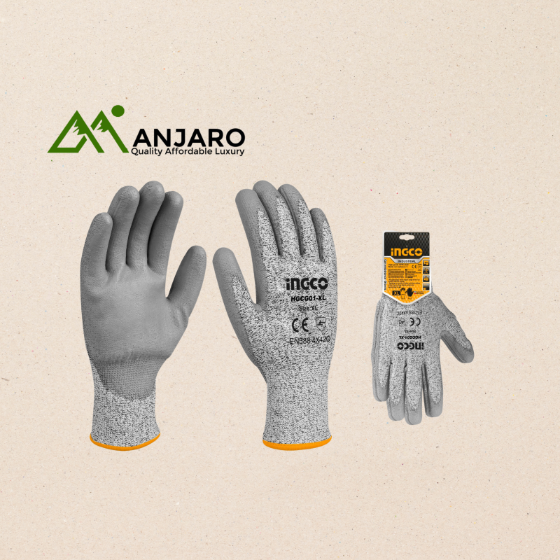 Ingco Cut-Resistance Gloves – XL  HGCG02-XL
