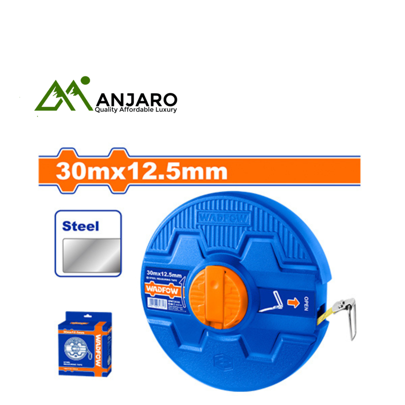 Steel Measuring Tape – 30m x 12.5mm WMT3530