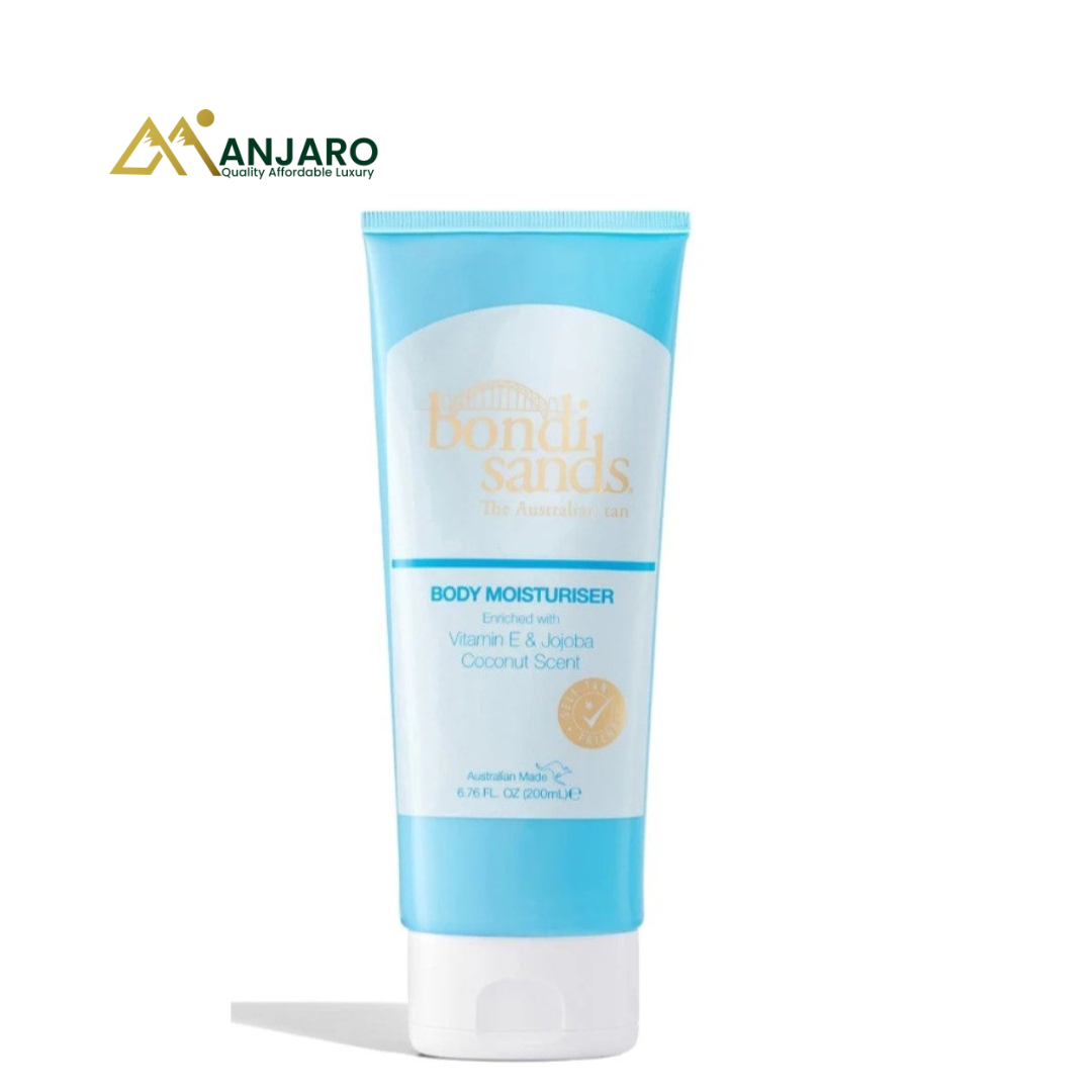 Bondi Sands Body Moisturiser – 200ml (6.76 FL. OZ) – Enriched with Vitamin E & Jojoba – Coconut Scent