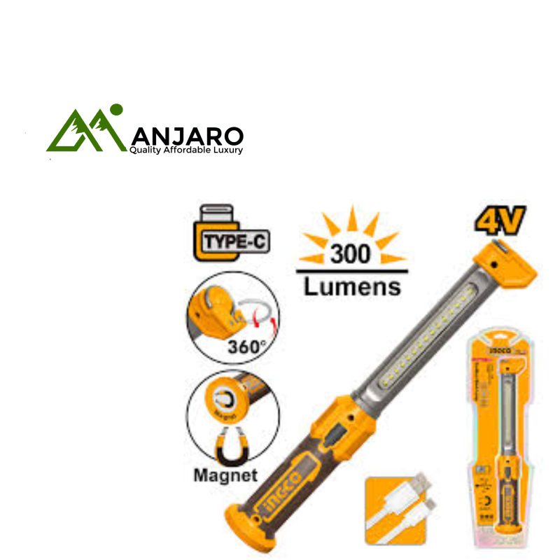 HWLI043006 Cordless Work Lamp – Compact Power and Hands-Free Illumination