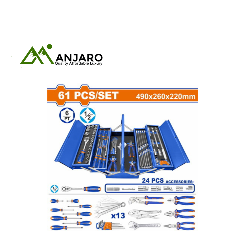 61 Pcs Tools Chest Set WHS4B61