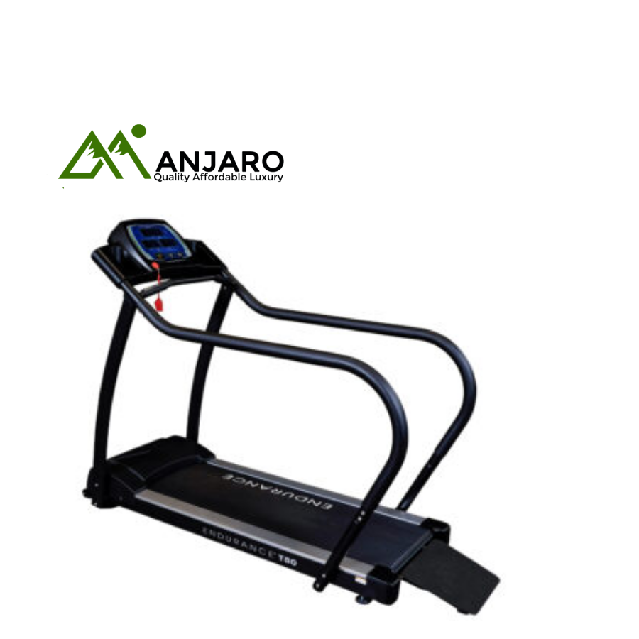 Body-Solid Endurance T50 Walking Treadmill – Rehabilitation Focus, Full-Length Handrails & Low Speed Control