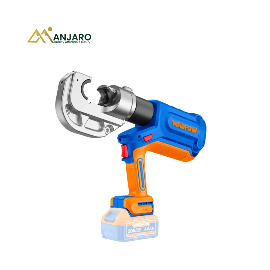 WADFOW Cordless Hydraulic Crimping Tool – 20V, 120KN Crimping Force, 16-400mm² Crimping Range WHT2D40