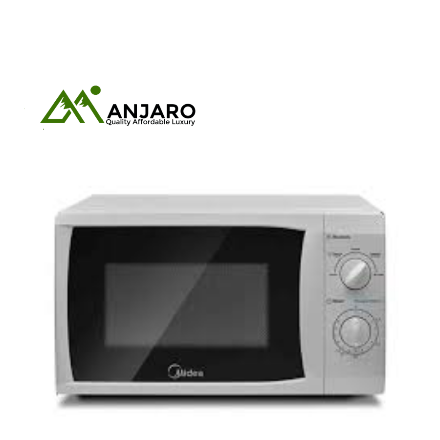 Midea 20L 700W Easy-Control Microwave Oven with Powerful 1000W Grill - White