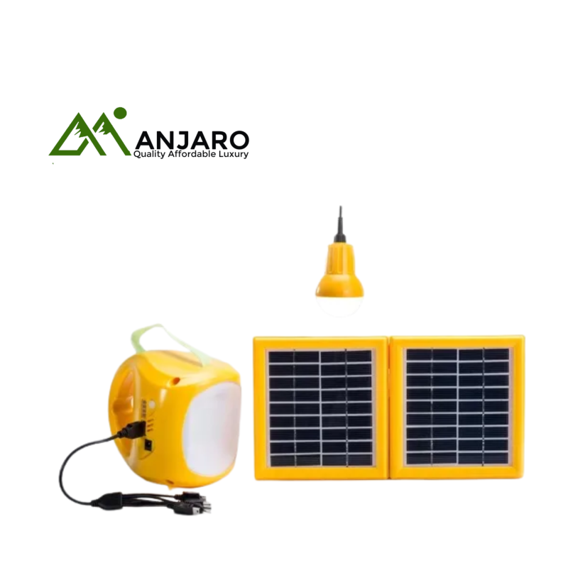 TJ-018 Handy Solar Table Light with Dual Panel – 2W LED, 250 Lumens, 4500mAh Battery, Portable & Long-Lasting
