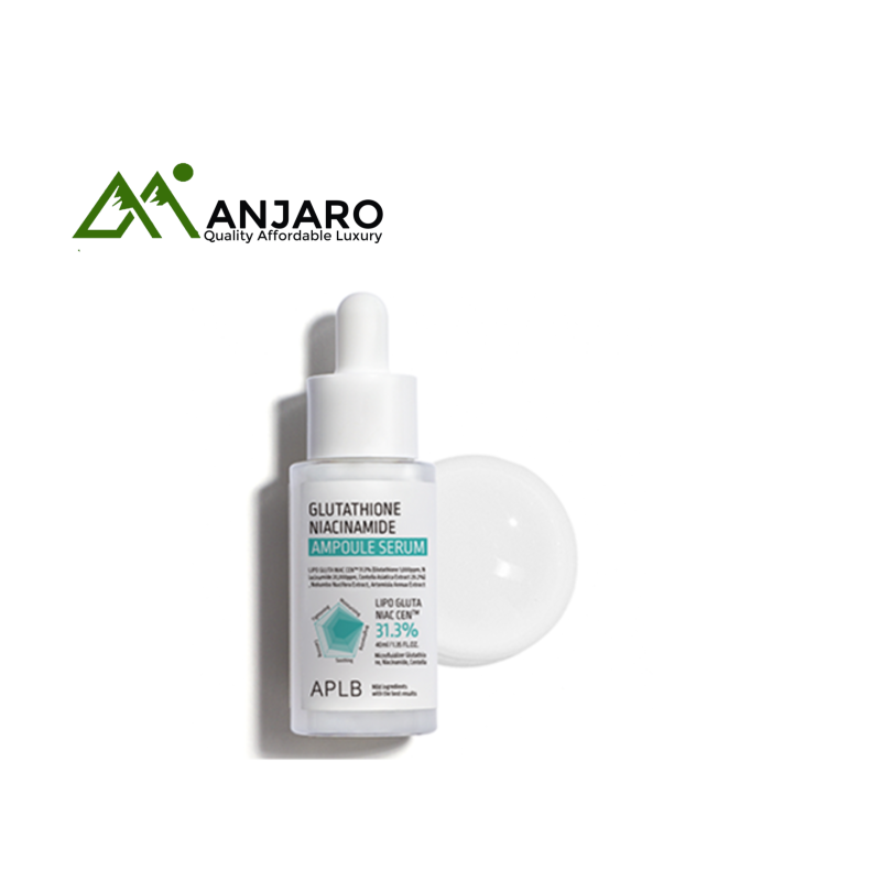 APLB Glutathione Niacinamide Ampoule Serum – 40 ml Brightening & Hydrating K‑Beauty Elixir with 31.3% Lipo-Gluta Niac Complex