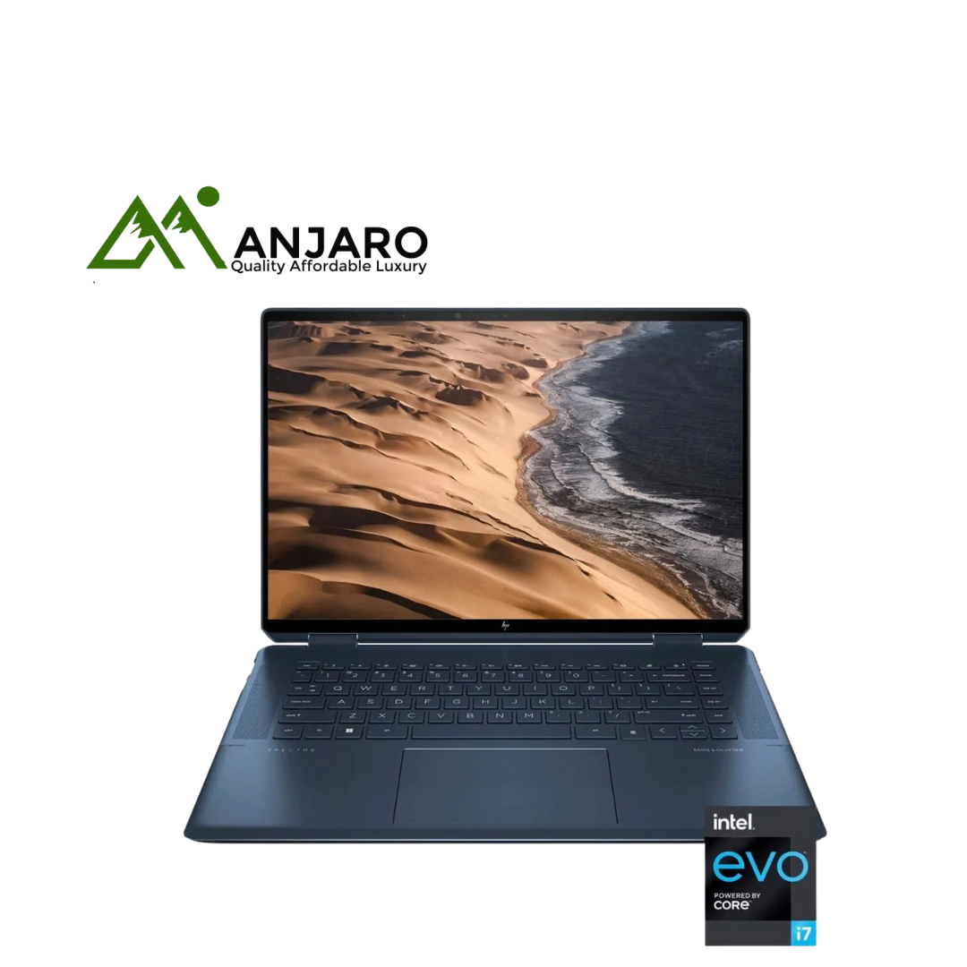 HP Spectre x360 16-f0013dx – 16″ Touch Convertible Laptop, Intel Core i7-11390H, 16GB RAM, 512GB SSD, Windows 11 – Nocturne Blue