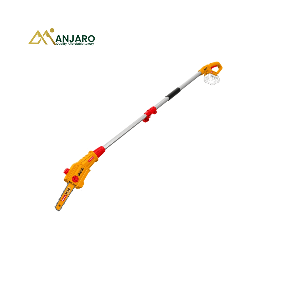 Ingco Cordless Pole Saw 42V Brushless 8-Inch with Dual 2.0Ah Batteries PSLI42281