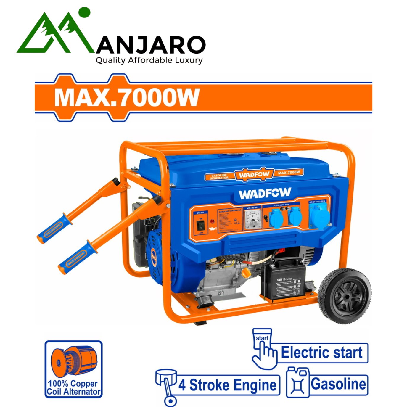 WGEAA01, WGEAA096 & WGEAA106 Gasoline Generators