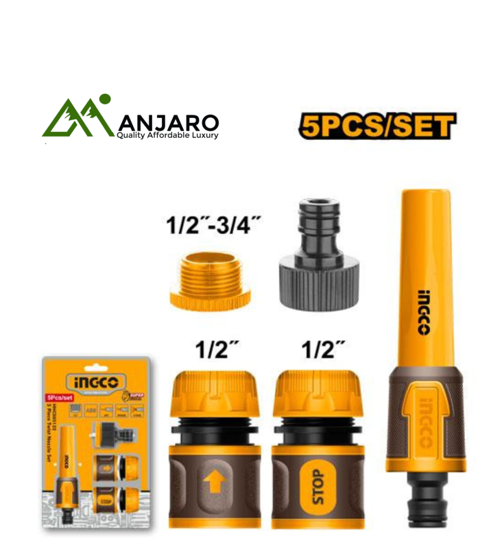 Ingco HHCS05122 5 Piece twist nozzle set