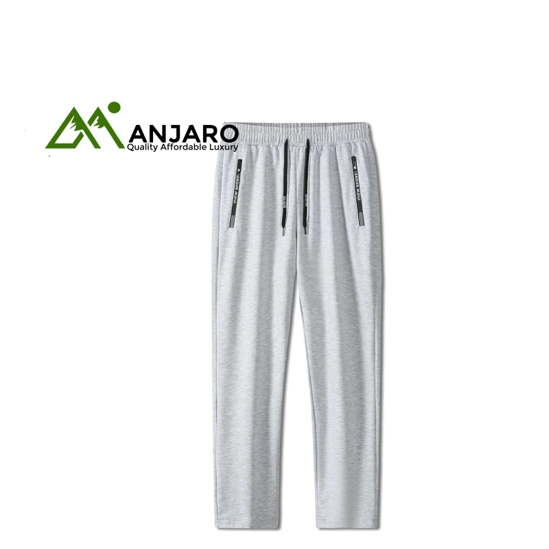 Men’s Plus Size Casual Sweatpants – Lightweight Autumn Jogger Pants with Elastic Waist