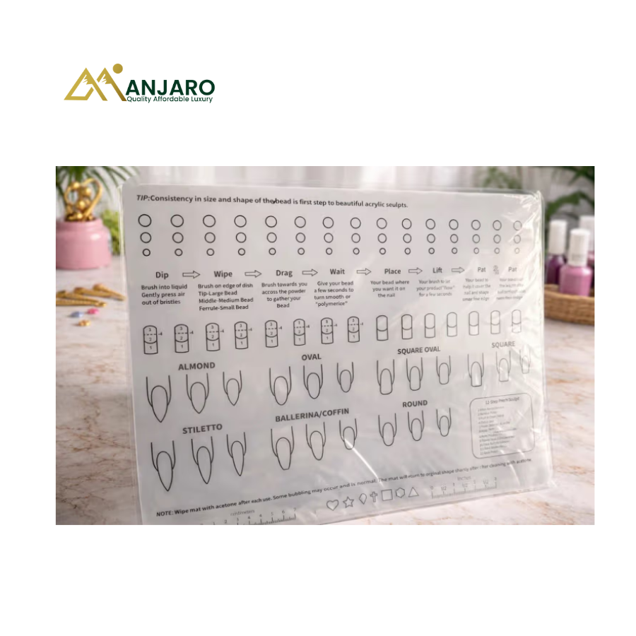 Nail Application Sheet – Reusable Adhesive Nail Sticker Tabs for Press-On Nails