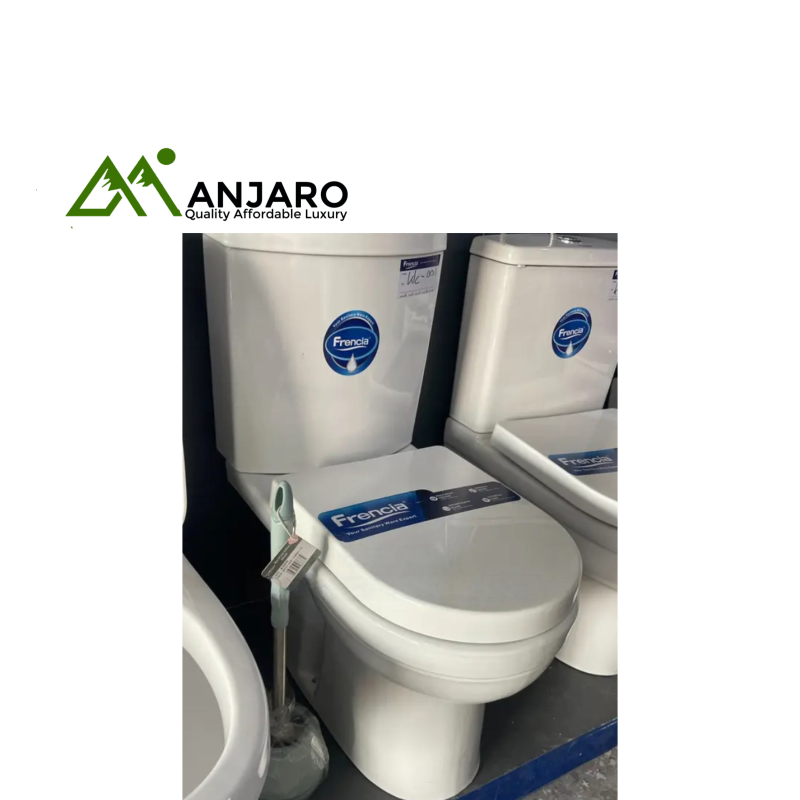 Frencia WC B03 - Modern Close-Coupled Toilet with Dual Flush