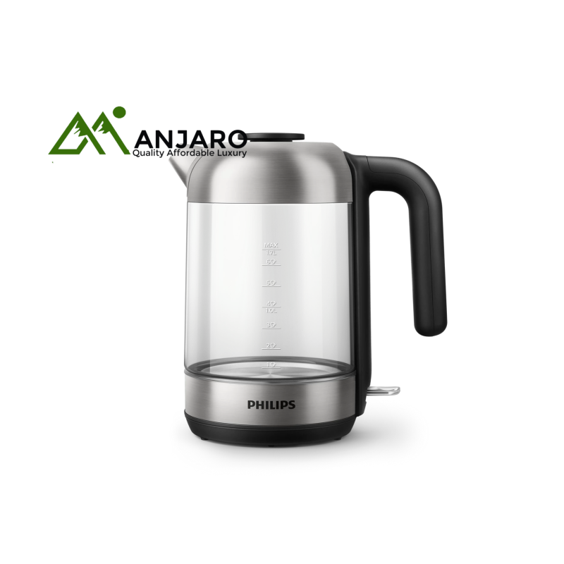 PHILIPS Kettle HD9339/81 – 1.7L Glass Electric Kettle with LED Light, 2200W Fast Boil