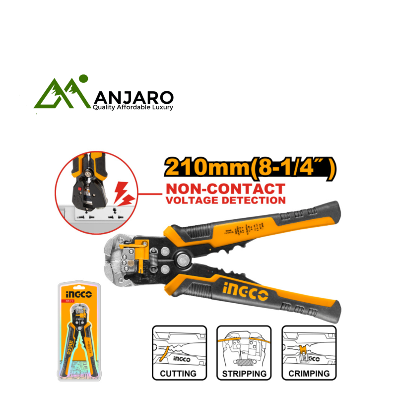 Ingco Intelligent Voltage-Detecting Wire Stripper HWSP102429
