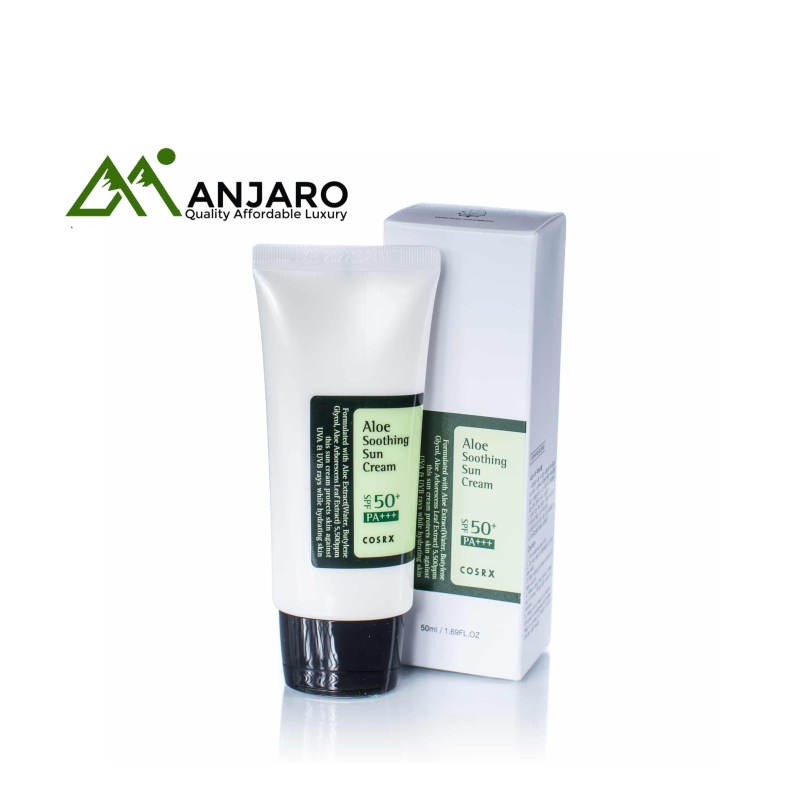 COSRX Aloe Soothing Sun Cream SPF 50+ PA+++ (1.69 fl. oz.) | Hydrating Sunscreen with Aloe