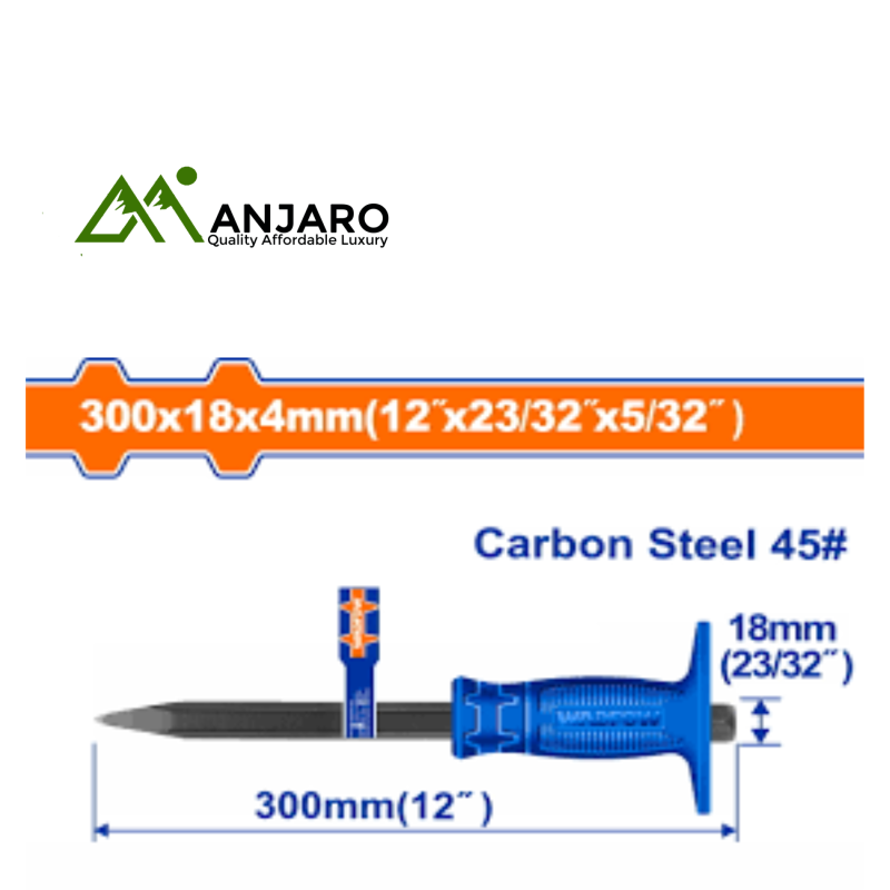Wadfow  Concrete Chisel – 4mm x 18mm x 300mm   WCC1304