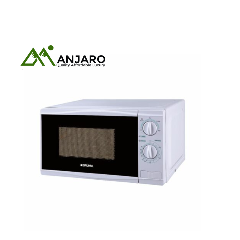 Bruhm BMM-20MB 20L Solo Microwave Oven – Sleek Black Design for Efficient Cooking