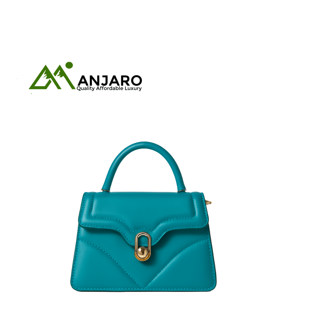 Elegant Teal Shoulder Purse – Stylish Everyday Handbag for Women