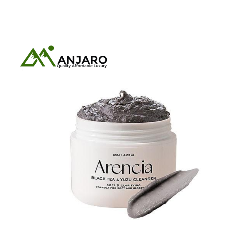 ARENCIA Black Tea & Yuzu Cleanser - 120g | Antioxidant-Rich Gel Cleanser for Radiant, Balanced Skin